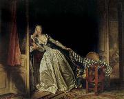 Jean Honore Fragonard The Stolen Kiss oil painting reproduction